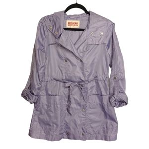 MOSSIMO SUPPLY CO Light Purple Long Sleeve Windbreaker Lightweight Jacket M